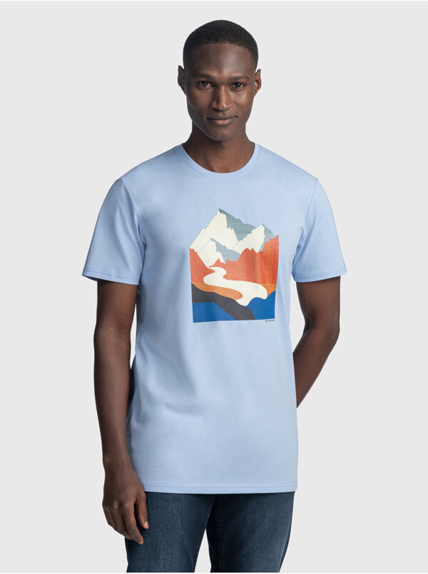 T-Shirts mit Print für Herren extra lang - Girav 