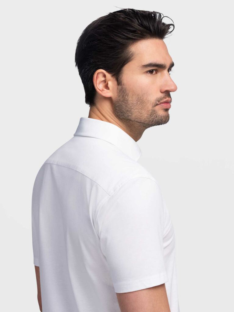 Girav Faro - Weiß, lang extra Poloshirt,