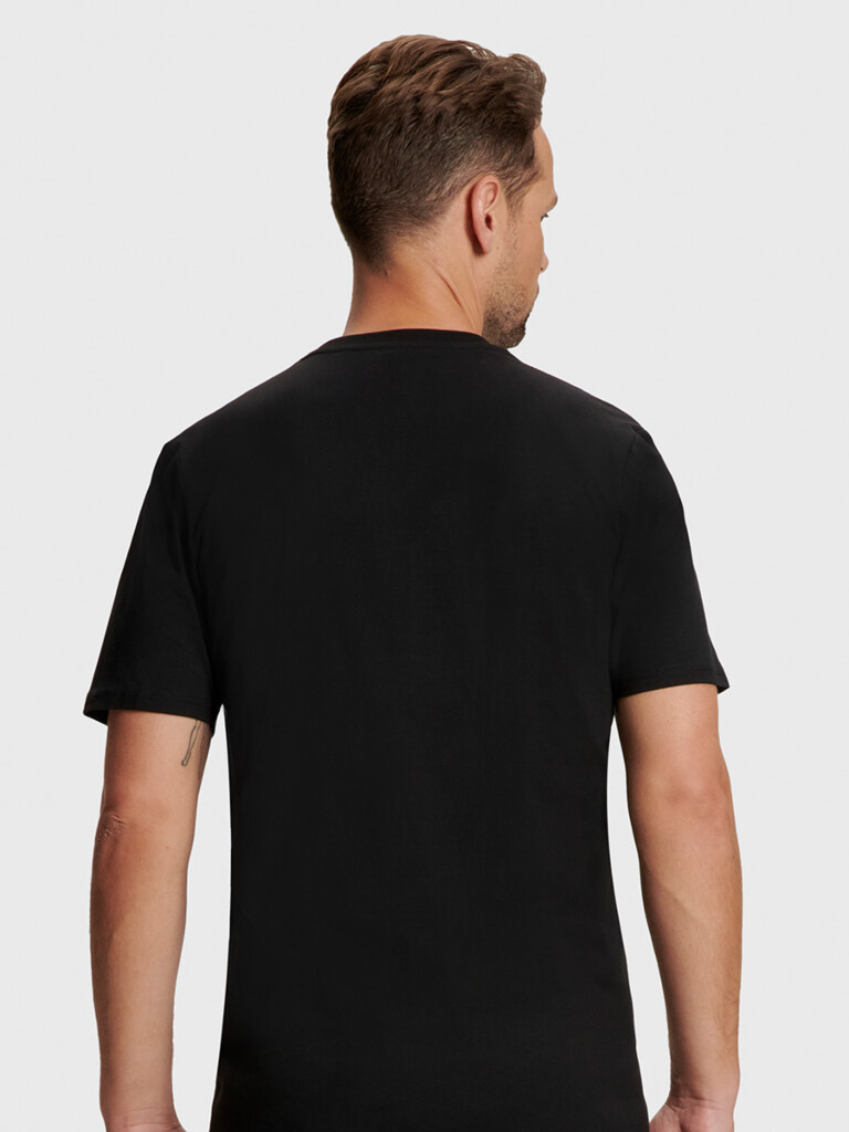 Sydney T-Shirt Schwarz, lang - 2er-Pack extra Girav Heavy